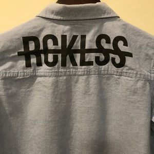 Y&R Chambray Button Down Top